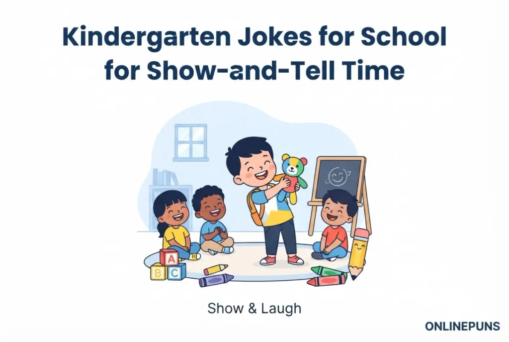 Kindergarten Jokes for School for Show and Tell Time