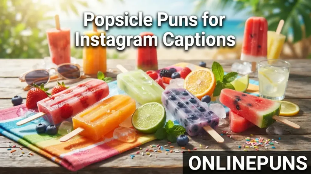 Popsicle Puns for Instagram Captions