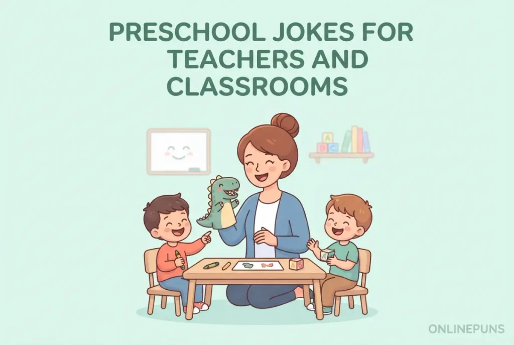 Preschool Jokes for Teachers and Classrooms