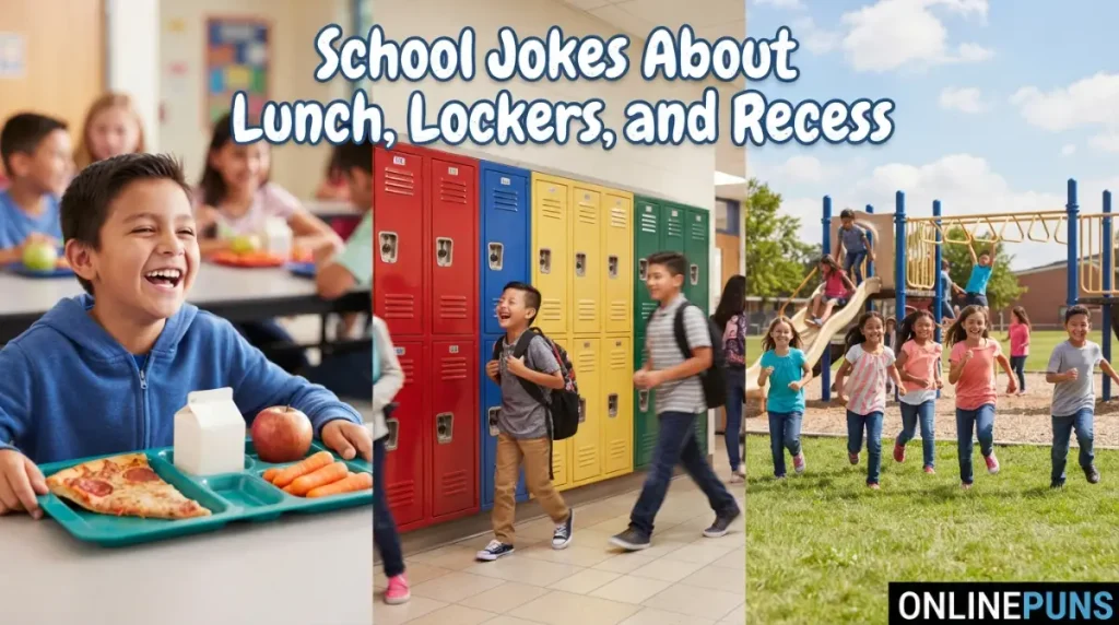 School Jokes About Lunch, Lockers, and Recess