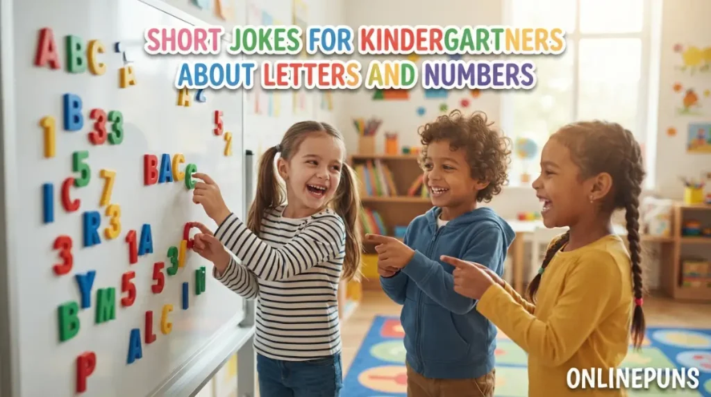 Short Jokes for Kindergartners About Letters and Numbers