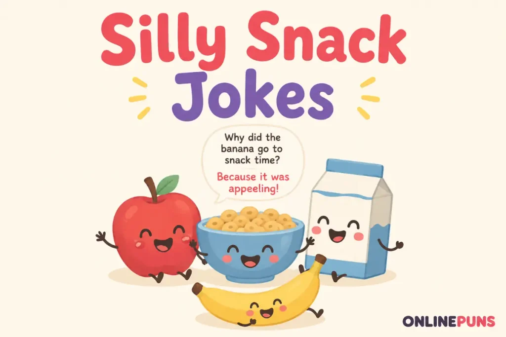 Silly Cute Jokes for Kindergarteners to Use at Snack Time