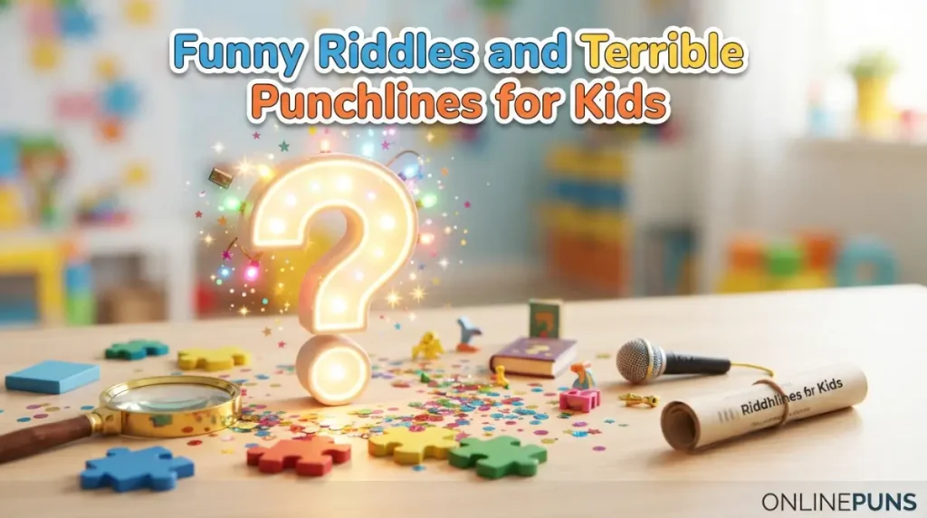 Funny Riddles and Terrible Punchlines for Kids